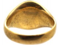 Early 20th Century 18ct Gold Signet Ring with Intaglio of a Lion