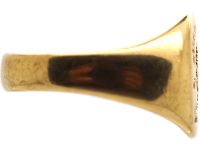 Early 20th Century 18ct Gold Signet Ring with Intaglio of a Lion