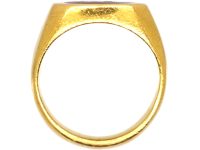 Early 20th Century 18ct Gold Signet Ring with Carnelian Roman Intaglio of a Female