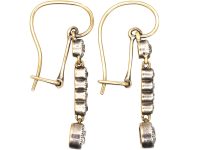 Edwardian Diamond Drop Earrings