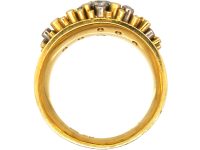 18ct Gold & Diamond Ring by Gilian Packard in the Original Case