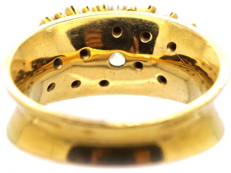 18ct Gold & Diamond Ring by Gilian Packard in the Original Case