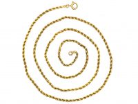 Edwardian 15ct Gold Prince of Wales Twist Medium Length Chain