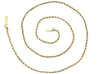 Edwardian 9ct Gold Prince of Wales Twist Chain