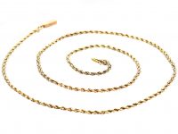 Edwardian 9ct Gold Prince of Wales Twist Chain