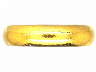 22ct Gold Wide Wedding Ring