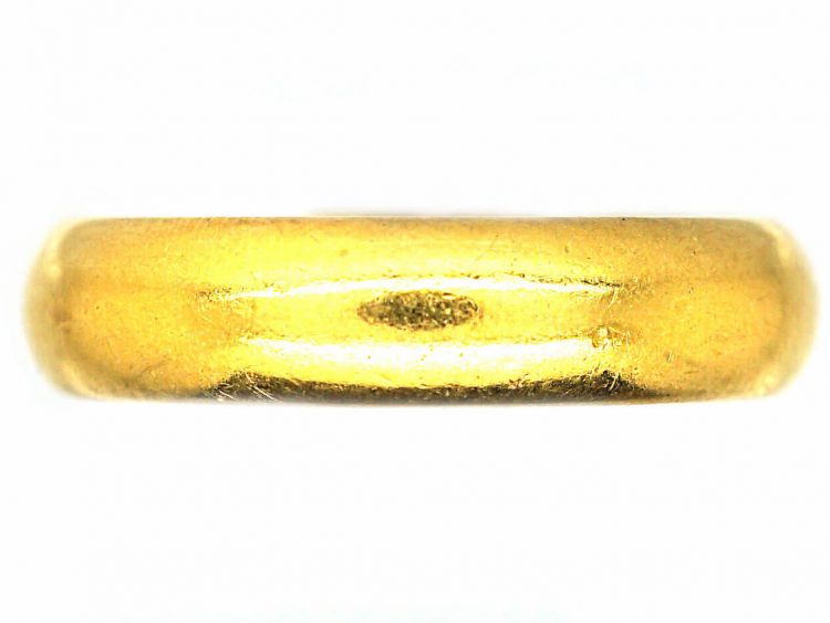 22ct Gold Wide Wedding Ring
