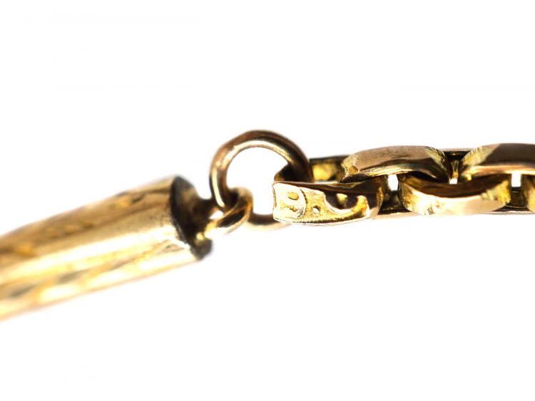 Victorian 9ct Gold Chain with Barrel Clasp