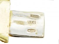 1980s 18ct Gold & Diamond Articulated Bracelet