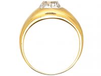 Edwardian 18ct Gold Ring set with a Two Carat Old Mine Cut Diamond