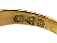 Edwardian 18ct Gold Ring set with a Two Carat Old Mine Cut Diamond