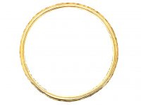 Victorian 18ct Gold Wedding Ring with Laurel Leaf Motif