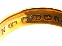 Edwardian 22ct Gold Wide Wedding Ring