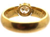 Victorian 18ct Gold Ring set with a Diamond