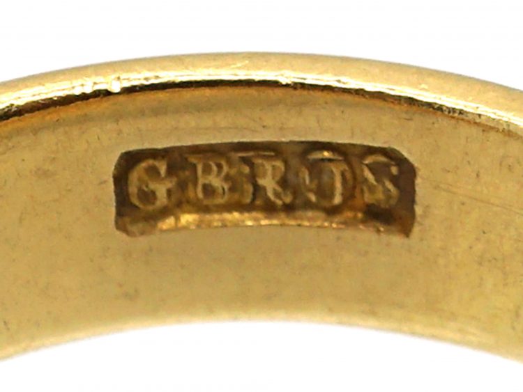 Victorian 18ct Gold Ring set with a Diamond