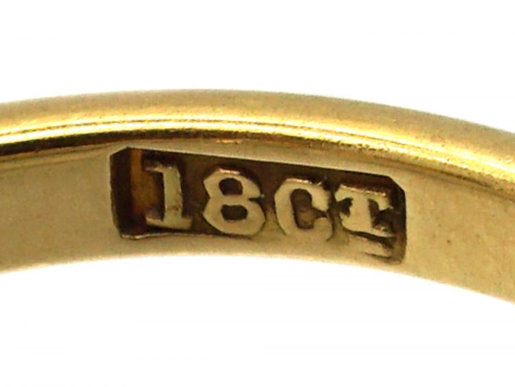 Edwardian 18ct Gold & Platinum, Three Stone Diamond Ring