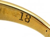 Edwardian 18ct Gold Signet Ring with Carnelian Intaglio of a Cockerel