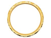 Early 20th Century 22ct Gold Wedding Ring with Orange Blossom motif