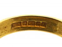 Mid 20th Century 22ct Gold Wide Wedding Ring