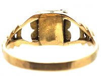Victorian 9ct Gold Envelope Locket Ring