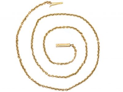 Edwardian 15ct Gold Trace Link Chain