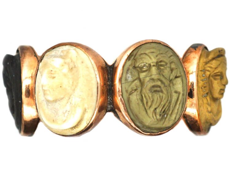 Early 19th Century Grand Tour Lava Ring