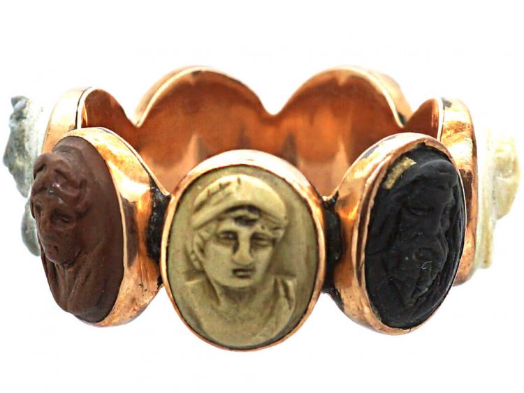 Early 19th Century Grand Tour Lava Ring