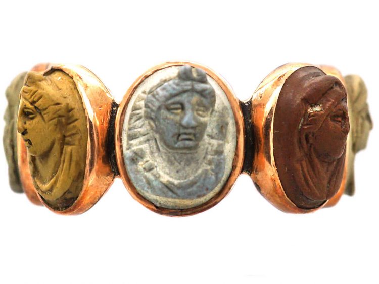 Early 19th Century Grand Tour Lava Ring