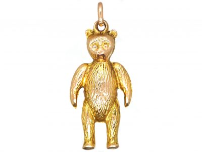 Edwardian 9ct Gold Teddy Bear