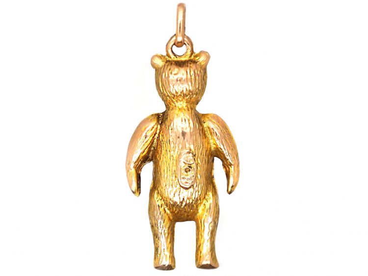 Edwardian 9ct Gold Teddy Bear