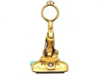 Georgian Three Colour Gold Seal with Heart Motifs