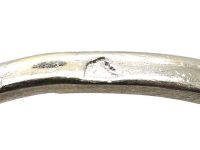 French Early 20th Century Platinum, Diamond Octagonal Cluster Ring