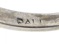 Early 20th Century Palladium, Sapphire & Diamond Ring