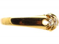 Victorian 18ct Gold, Five Stone Old Mine Cut Diamond Ring