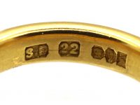 Retro 22ct Gold Wedding Ring made in Dublin in 1942