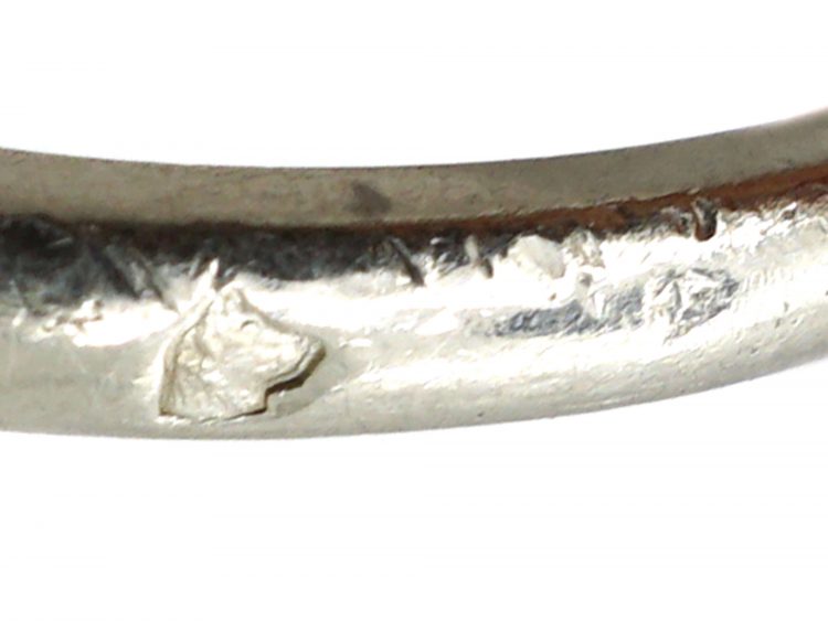 Art Deco Platinum, Diamond Bombé Ring