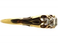 Victorian 18ct Gold, Five Stone Old Mine Cut Diamond Ring