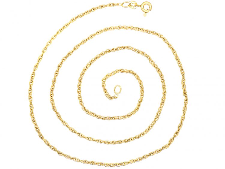 18ct Gold Woven Chain