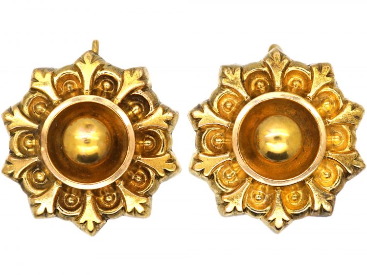 Victorian 15ct Gold Earrings