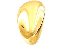 1960s 18ct Gold Clam Shell Brooch Designed by Nanna and Jorgen Ditzel for Georg Jensen