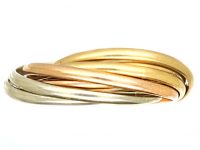 Cartier Trinity 7 Series Mixed Gold Wedding Ring