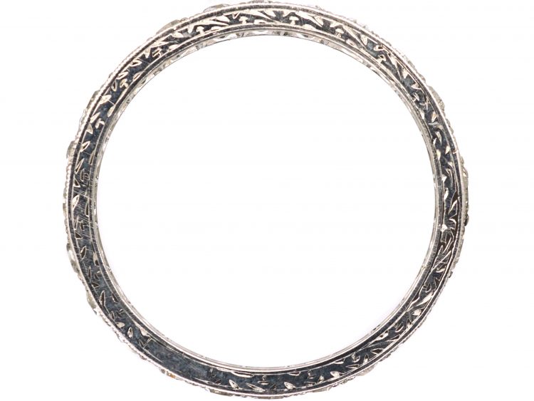 Edwardian Platinum Eternity Ring set with Diamonds