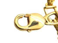 18ct Gold Stirrup & Buckle Chain