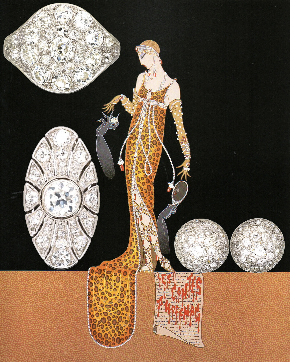 Art Deco Pavé setting jewellery 