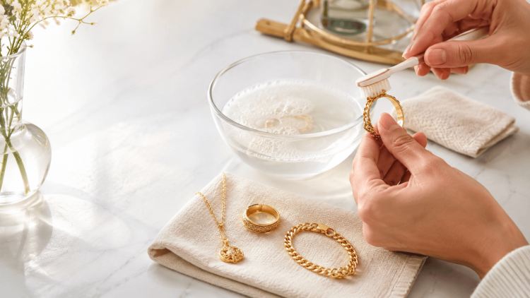 How to Clean Gold Jewellery at Home: A Comprehensive Guide