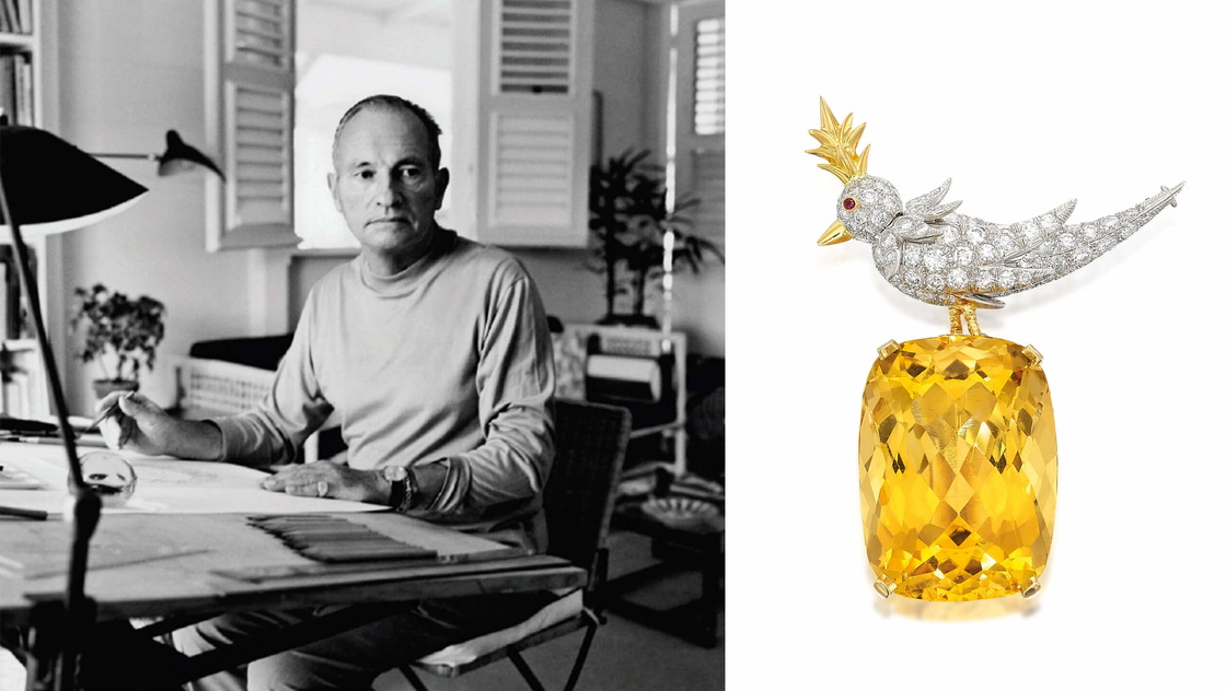 Jean Schlumberger and his Bird on a Rock Brooch