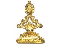 Georgian Gold Cased Seal with Carnelian Base