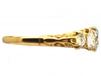 Edwardian 18ct Gold Five Stone Diamond Ring