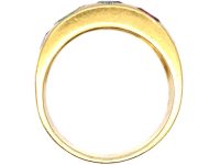 Italian 1970s 18ct Gold Harlequin Ring
