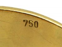 Italian 1970s 18ct Gold Harlequin Ring